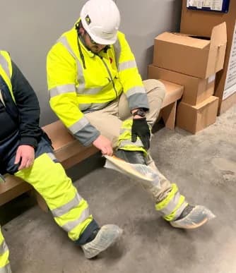 Compostable overshoes rolled out in construction